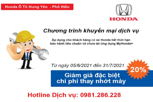 XƯỞNG DỊCH VỤ | ƯU ĐÃI CỰC HẤP DẪN LÊN TỚI 50% THÁNG 7/2021